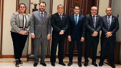 لقاء يجمع المجلس الانتقالي والسفارة الامريكية