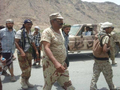 اللواء جواس ينفي مشاركته في معارك مأرب ضد مليشيا الحوثي