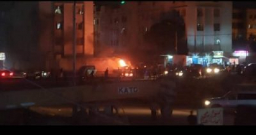 مصدر أمني: استهداف الطقم العسكري لم ينتج عنه اي اضرار بشرية