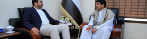 لقاء يجمع رئيس الهيئة الوطنية للإعلام الجنوبي بالشيخ "راجح باكريت" بعدن