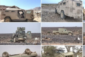 عاجل: لواء العم عثمان معوضة 14 صاعقة يدمر ويسيطر على لواء رداد الهاشمي المعتدي