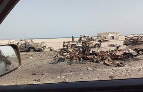 مصدر عسكري جنوبي يكشف حقيقة احداث نقطة العلم 