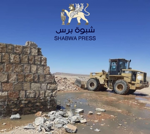 ميليشيا الإخوان تدمر المسجد وتنهب محتويات معسكر الكتيبة الثامنة مقاومة جنوبية بجردان 
