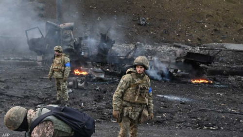 هجوم روسي كثيف على كييف.. انفجارات ومعارك "ضارية"