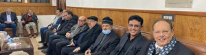 الرئيس علي ناصر محمد يستقبل المعزين بأخيه محمد ناصر محمد