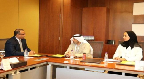مناقشة المشاريع التنموية الممولة من الإمارات في اليمن