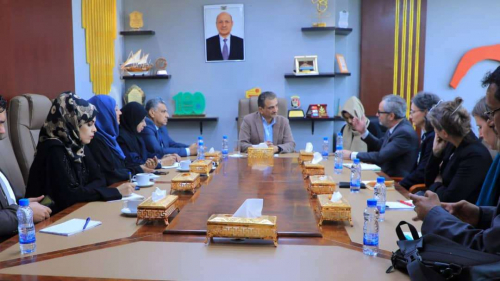 لملس يستعرض مع سفراء الاتحاد الأوروبي مستجدات الأوضاع في عدن