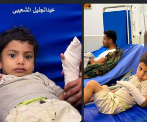 هؤلاء الأطفال الجرحى سيقودون مقاومة مسلحة ضد الاحتلال اليمني إذا بقي على أرض الجنوب عند بلوغهم سن الشباب