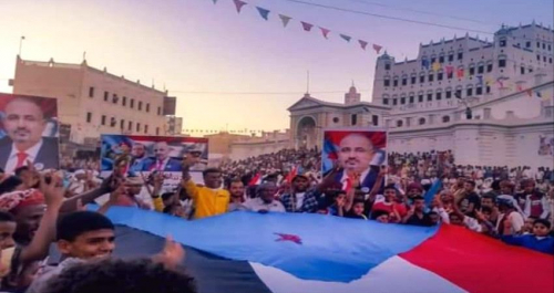 إعلام الجنوب وصور قادة الانتقالي تحضر بقوة في مهرجان شعبي بمعقل التواجد العسكري الإخواني في سيئون