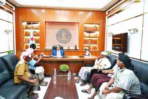 الدكتور الخُبجي يلتقي عدداً من مناصب ومقادمة حضرموت