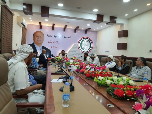 برعاية المحافظ لملس إقامة خيمة رمضانيه في المعلا