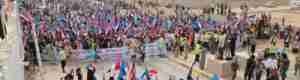 تظاهرة حاشدة في شبوة رفضاً لتواجد الاحزاب اليمنية ومخلفاتها