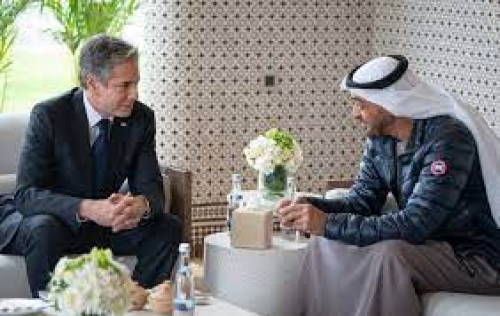 الشراكة الدفاعية تتصدر مباحثات بن زايد وبلينكن