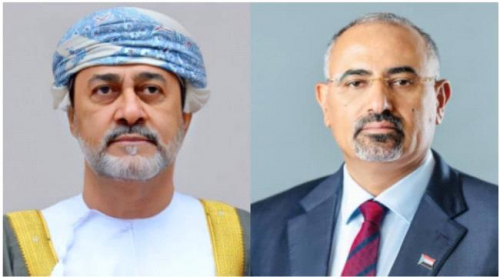 الرئيس الزُبيدي يُعزَّي سلطان عُمان في وفاة السيد بدر بن سعود البوسعيدي