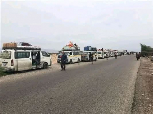 هربا من عيد الهنود والصومال.. نازحو اليمن في عدن يغادرون لقضاء العيد تحت ظل السيد عبدالملك