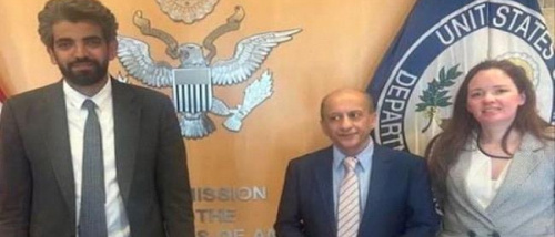 البيض يبحث مع البعثة الأمريكية في جنيف مستجدات الأوضاع في الجنوب