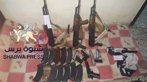 كتيبة حزم خمسة دروع تقبض على عصابة تقطع في الخضراء