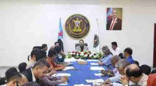 برئاسة الكاف امانة الانتقالي تناقش مستجدات الشأن الجنوب