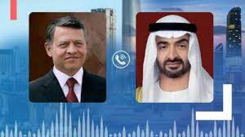 بعد العملية الجراحية.. ولي عهد أبوظبي يطمئن على صحة ملك الأردن