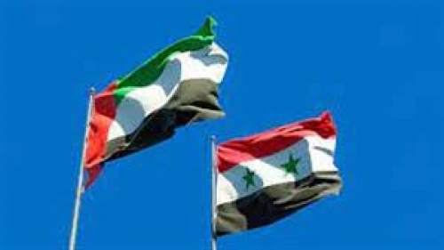 سوريا والإمارات تبحثان آلية التعاون الإنساني