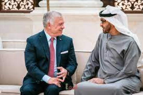 رئيس الإمارات يستقبل ملك الأردن ويبحثان العلاقات الأخوية