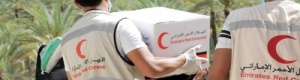 "الهلال الإماراتي" يغيث 1000 أسرة في مديرية حجر غرب المكلا