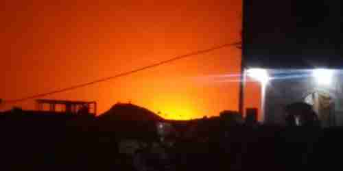 احتراق أكثر من 20 قاطرة غاز بعد اشتباكات بين القبائل ومليشيات الإخونج في مأرب