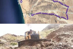 تمهيد لقيام سلطته.. بن حبريش يشق طريق جبلي بمنطقة "عيص خرد"