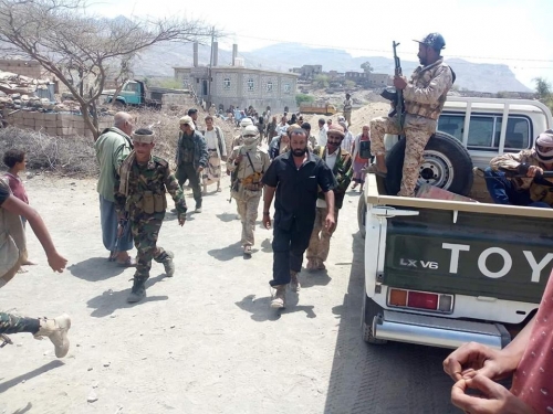 الحوثي يحشد قواته في الضالع والشرعية  تحشد في عدن