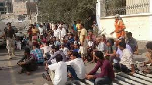 النازحون اليمنيون في عدن مظلة بشرية للقاعدة والدواعش 