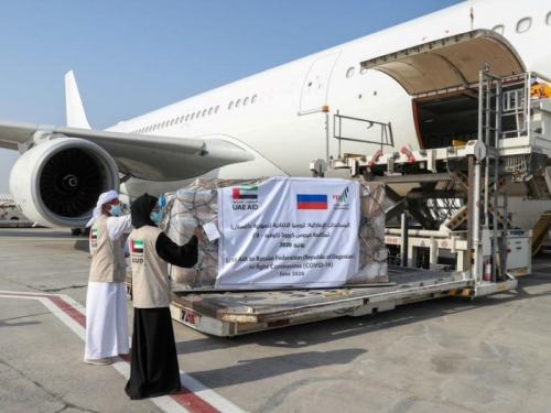 الإمارات تدعم داغستان في حربها ضد كورونا بطائرة إمدادات طبية