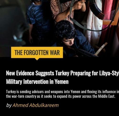 موقع MintPress الامريكي :  تركيا تستعد لتدخل عسكري "شبيه بليبيا" في اليمن.