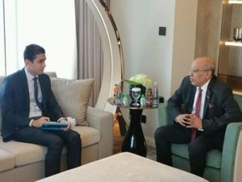 الكثيري يستقبل مسؤول الملف اليمني في السفارة المصرية لدى المملكة العربية السعودية.