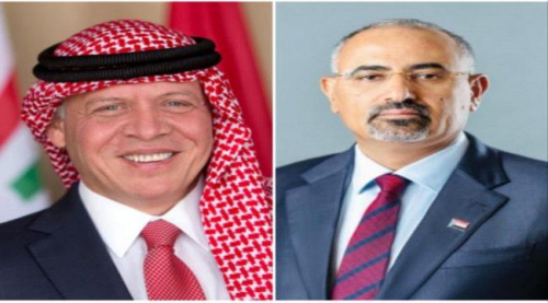الزُبيدي يهنئ ملك الأردن بزفاف نجله الحسين
