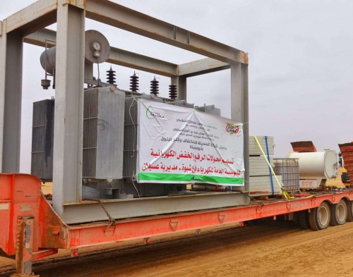 محطة كهرباء عسيلان الغازية جاهزة للخدمة يعطل عملها تجار الفساد 