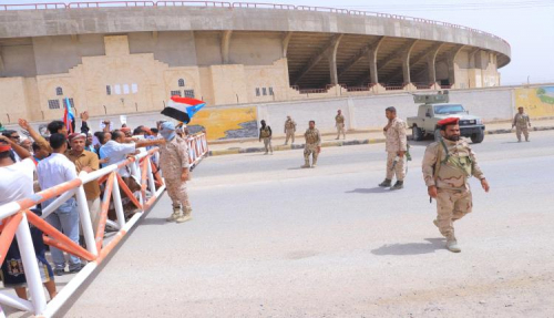 ميليشيا المنطقة العسكرية الأولى تعترض الحشود السلمية بسيئون
