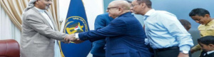 الرئيس الزُبيدي يستقبل جموع المهنئين بعيد الأضحى المبارك