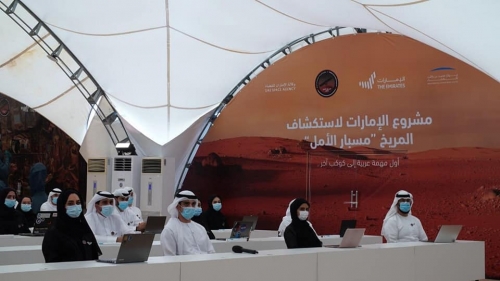 الشيخ "محمد بن زايد": مسبار الأمل" ثمرة جهد نخبة من أبناء الوطن المبدعين،