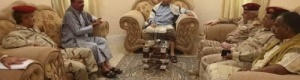 مستشار مدني لهادي يرأس إجتماعا عسكريا في المنطقة الأولى بسيئون