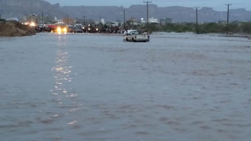 السيول تقطع خدمة الانترنت عن محافظات حضرموت ومارب وشبوة