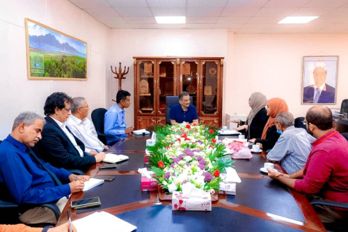 لملس يبحث مع منظمة أميدست إمكانية تنفيذ برامج تدريبية لكوادر الوحدات الإدارية بالعاصمة عدن