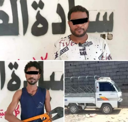 قوات حزام طوق عدن تطيح بعصابة سرقة يقودها نازحين يمنيين 
