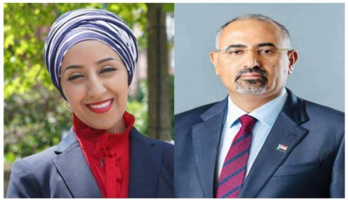 الرئيس الزُبيدي يهنئ ابتسام اليافعي بعضوية العموم البريطاني