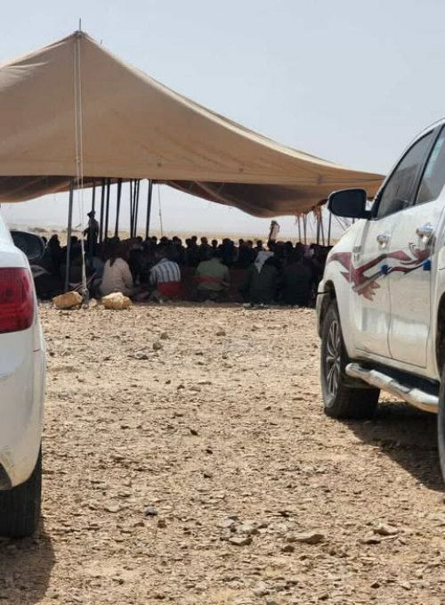 تفاصيل اجتماع قبائل سيبان لطرد مسلحي "بن حبريش" من أرض العصارنة (بيان)