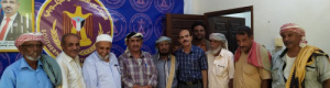 المقدم "باذياب" وشخصيات اجتماعية يزورون مقر القيادة المحلية للمجلس الانتقالي بحضرموت 