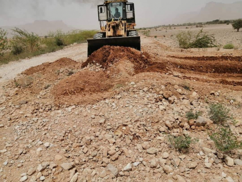 تدشين إصلاح الأضرار التي خلفتها السيول بوادي دهر بشبوة