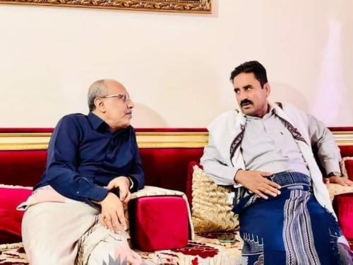 الناطق الرسمي عضو رئاسة الانتقالي الكثيري يلتقي رئيس انتقالي شبوة الجبواني