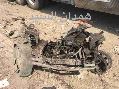 انفجار سيارة مفخخة استهدفت مدير شرطة دار سعد في عدن تخلف 5 جرحى