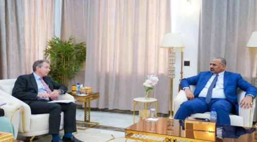 الزُبيدي يستقبل القائم بأعمال سفير بريطانيا