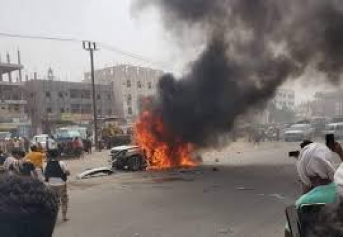 تفجير فيوش لحج الإرهابي يستهدف قائد عسكري في قوات العمالقة الجنوبية 